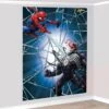 Spider-Man Webbed Wonder Scene Setter, 55.6in X 80.2in, 4pc -Party City 914835
