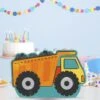 Dump Truck Centerpiece Cardboard Cutout, 18in X 11in - Construction -Party City 917306