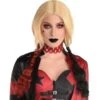 AMSCAN Red & Black Pigtails Harley Quinn Wig - Suicide Squad 2 -Party City 921446