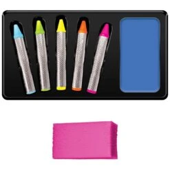 Glow-in-the-Dark Sugar Skull Makeup Kit - Day Of The Dead