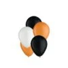 25ct, 5in, Halloween 3-Color Mix Latex Balloons - Black, Orange, & White -Party City 921569