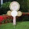 Air-Filled Pastel Birthday Celebration Foil & Latex Balloon Yard Sign, 62in -Party City 923576