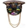 Rainbow Steampunk Captain Hat -Party City 923950