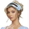 High Society Pastel Blue Fabric Headpiece 1 High Society Pastel Blue Fabric Headpiece -Party City 929058