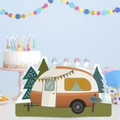 Wilderness Centerpiece Cardboard Cutout, 18in X 11in