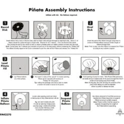 Minnie Mouse Balloon Pinata, 29in X 30in -Party City 938250 01