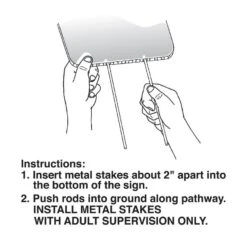 Multicolor Birthday Icon Corrugated Plastic Yard Sign Set, 10pc -Party City 938302 02