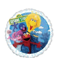 Sesame Street Round Foil Balloon, 18in