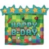Pixel Party Birthday Square Foil Balloon, 25in -Party City 941579