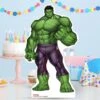 Hulk Centerpiece Cardboard Cutout, 18in - Avengers -Party City 941866