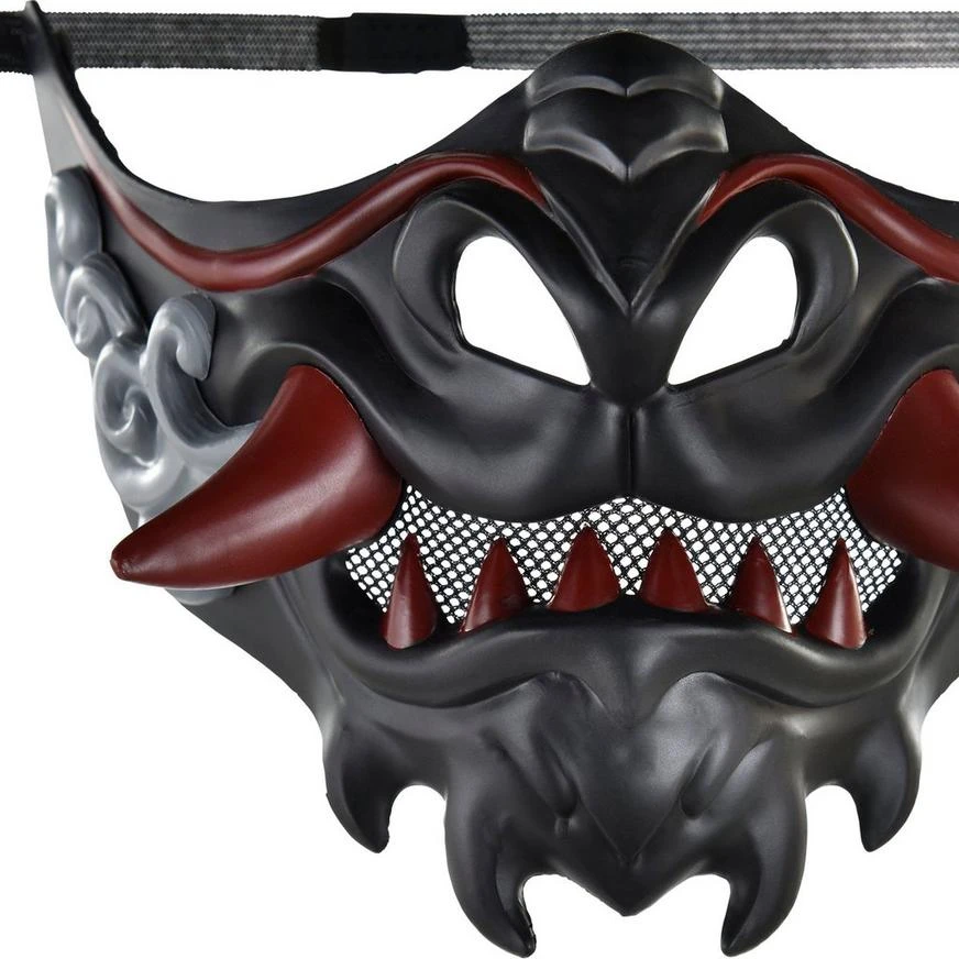 Adult Anime Dragon Plastic Half Mask 4 Adult Anime Dragon Plastic Half Mask - Image 2