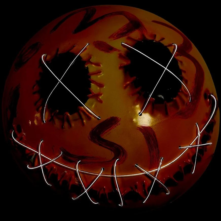 Light-Up Smiley Face Mask, 16in 5 Light-Up Smiley Face Mask, 16in - Image 3