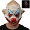 Adult Light-Up Creepy Clown Latex Mask