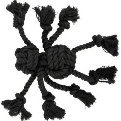 Black Spider Rope Toy, 14in X 13in – Halloween -Party City 943219 01