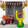 DIY Cincinnati Bengals Balloon Backdrop Kit, 10pc -Party City 948869