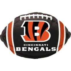DIY Cincinnati Bengals Balloon Backdrop Kit, 10pc -Party City 948869 01
