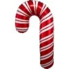 Candy Cane-Shaped Holiday Foil Balloon, 20in X 37in -Party City 949485