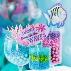 The Little Mermaid Paper & Cardstock Photo Booth Kit, 4.9ft X 5.4ft - Movie 2023 -Party City 960384 05