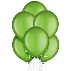 15ct, 12in, Kiwi Green Balloons