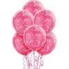 6ct, 12in, Pink Birthday Balloons - Confetti -Party City C450630 hot pink