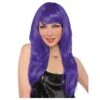 Glamorous Long Purple Wig -Party City C485888 purple