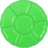 Kiwi Green Plastic Scalloped Sectional Platter -Party City C553036 kiwi