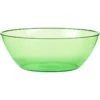 Kiwi Green Plastic Serving Bowl -Party City C685307 kiwi
