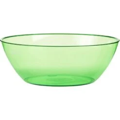 Kiwi Green Plastic Serving Bowl