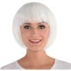 White Bob Wig -Party City C691411 white