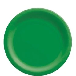 Festive Green Paper Tableware Kit For 50 Guests -Party City C756782 festive green 02