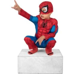 Toddlers' Spider-Man Deluxe Muscle Costume -Party City P484954 02