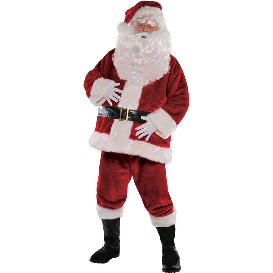 Adult Royal Santa Suit, 12pc 3 Adult Royal Santa Suit, 12pc