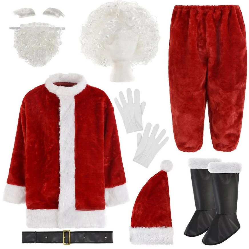 Adult Royal Santa Suit, 12pc 4 Adult Royal Santa Suit, 12pc - Image 2