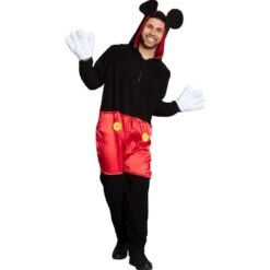 Zipster Mickey Mouse One Piece Costume -Party City P594568 04