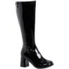 Womens Black Go-Go Boots -Party City P794498