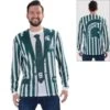 Mens Michigan State Spartans Striped Suit Long-Sleeve Shirt -Party City P836326