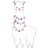Llama Fun Centerpiece Cardboard Cutout, 18in -Party City P859339