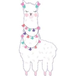 Llama Fun Centerpiece Cardboard Cutout, 18in