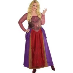 Adult Sarah Sanderson Costume Plus Size - Disney Hocus Pocus
