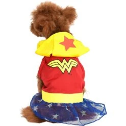 Wonder Woman Dog Costume & Toy - DC Comics -Party City P890656 02