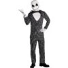AMSCAN Adult Jack Skellington Deluxe Costume - Disney The Nightmare Before Christmas -Party City P919128