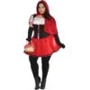 AMSCAN Adult Sassy Red Riding Hood Costume - Plus Size 1 AMSCAN Adult Sassy Red Riding Hood Costume - Plus Size -Party City P919264