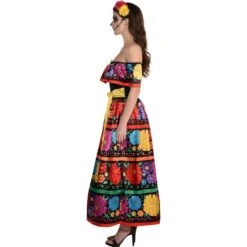 AMSCAN Sugar Skull Beauty Costume For Adults - Day Of The Dead -Party City P919326 02