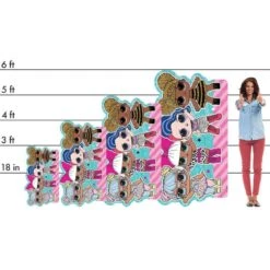 L.O.L. Surprise! Glamsquad Cardboard Cutout, 3ft -Party City P927050 01