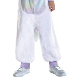 Kids' Iridescent Unicorn One Piece Zipster Costume -Party City P941049 02