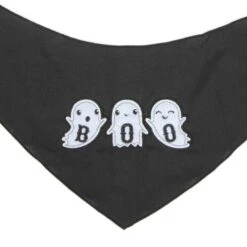 Black Boo Ghost Dog Bandana -Party City P943156 02