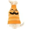 Striped Orange Jack-o'-Lantern Dog Sweater -Party City P943169