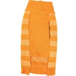 Striped Orange Jack-o'-Lantern Dog Sweater -Party City P943169 02